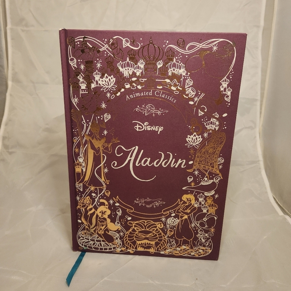 Disney Animated Classic Aladdin Hard Back Book
